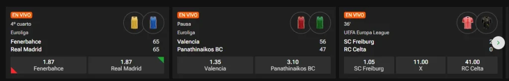 Ventajas de las apuestas en vivo
