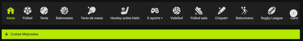 Mercados especiales y deportes de nicho