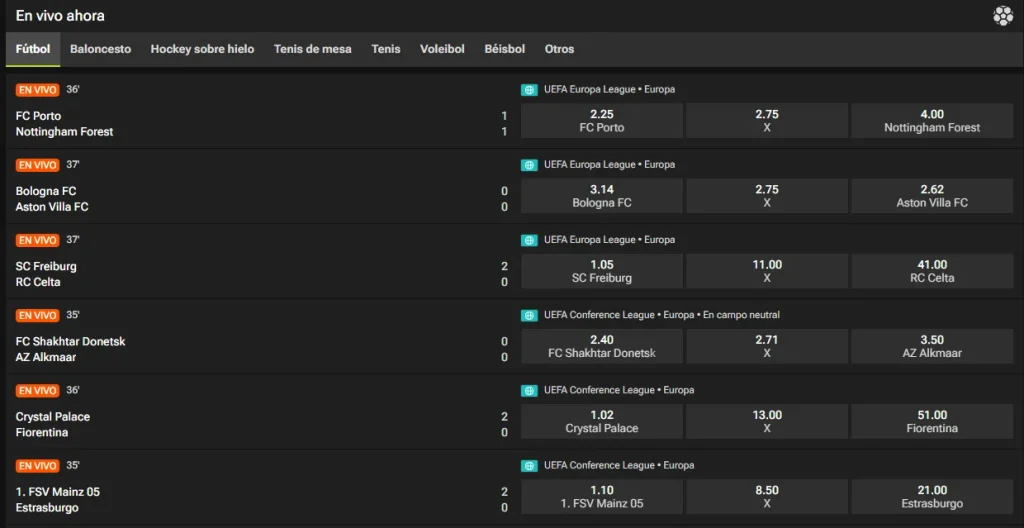 Mercados de apuestas deportivas disponibles en Rtbet