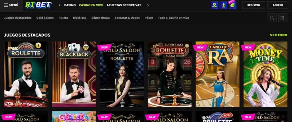 Casino en Vivo Juega con Crupieres Reales